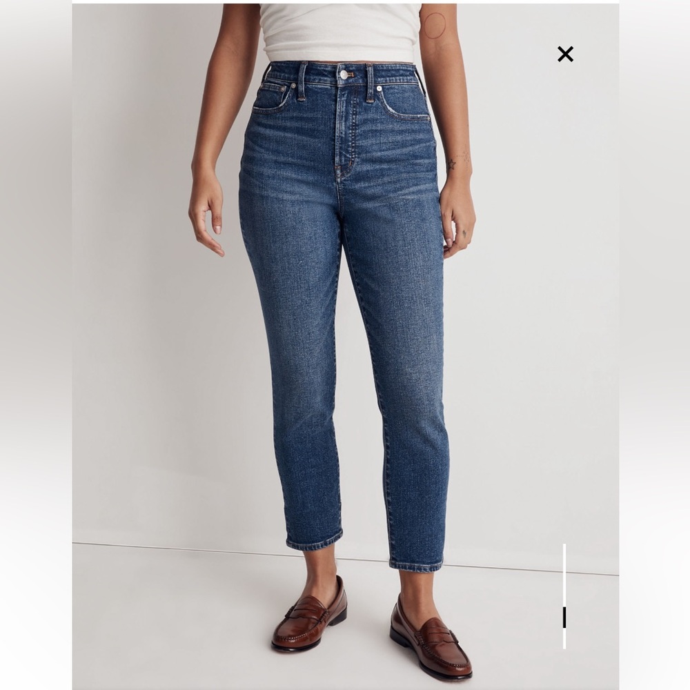 Madewell, Curvy Perfect Vintage Jean in Manorford Wash, Size 28